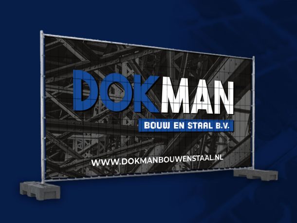 Bouwspandoek Dokman Bouw en Staal B.V.